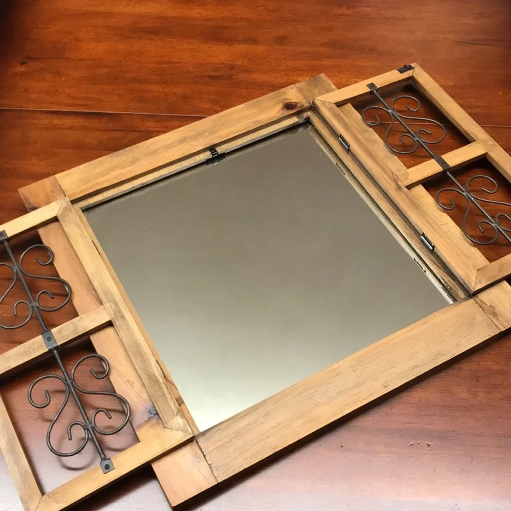 PIER 1 Vintage Santa Fe Style Mirror